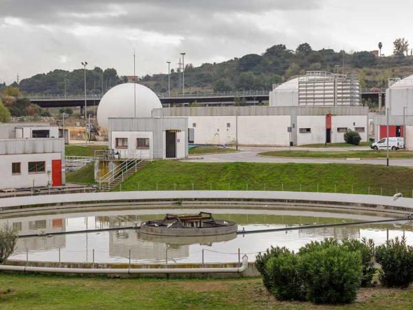 Wastewater treatment plant of Riu Sec in Sabadell (Barcelona) 600x450